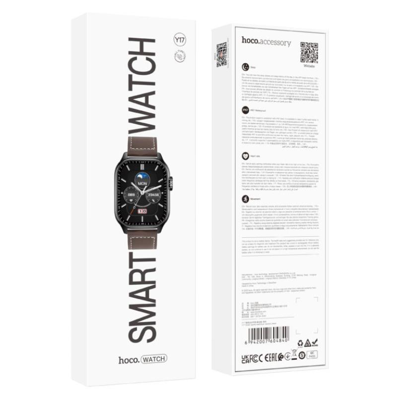 Hoco Best selling Y17 Sports Smart Watch (Call Version)