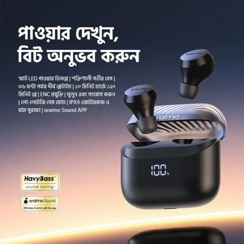 Oraimo AirBuds 4 ENC True Wireless Earbuds