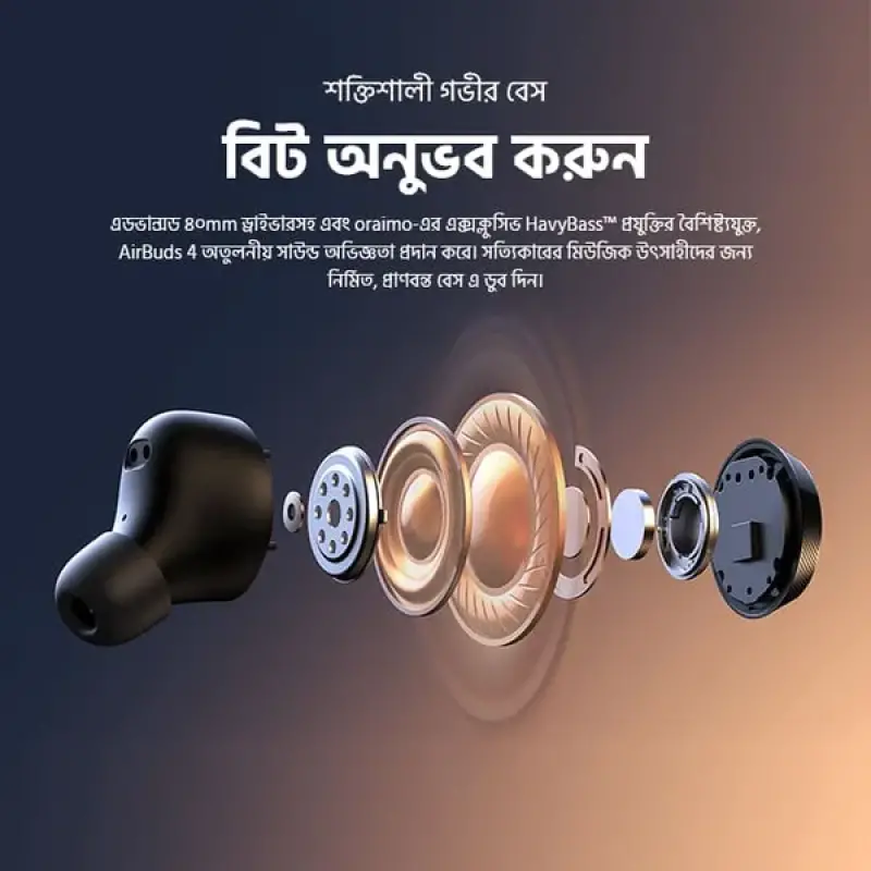 Oraimo AirBuds 4 ENC True Wireless Earbuds