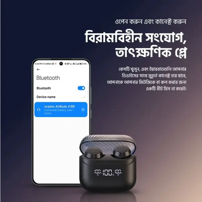Oraimo AirBuds 4 ENC True Wireless Earbuds