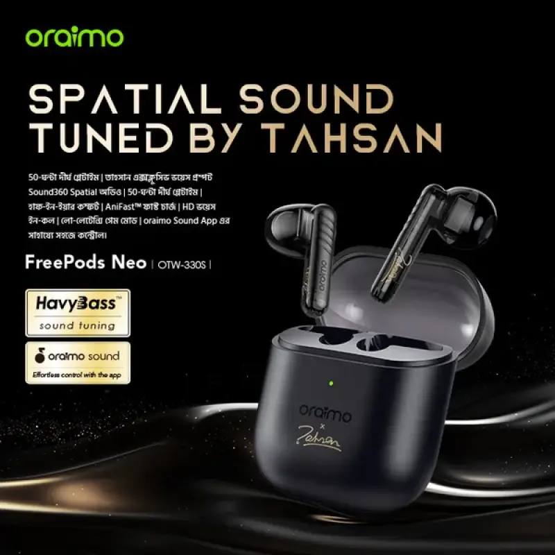 Oraimo FreePods Neo x Tahsan True Wireless Earbuds