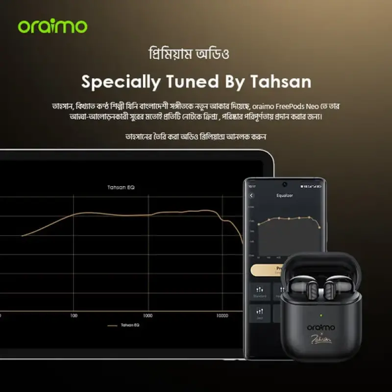 Oraimo FreePods Neo x Tahsan True Wireless Earbuds