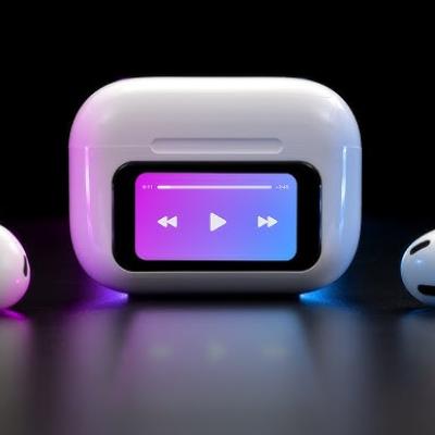 Airpods pro 2nd gen ANC with Touch Display screen
